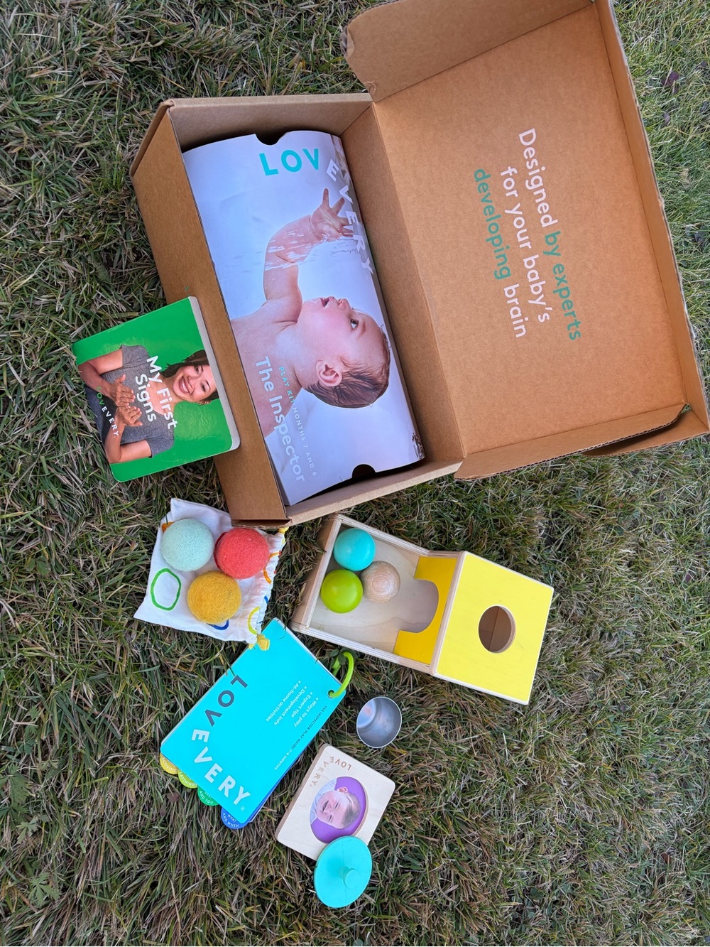 Lovevery 7-8 Months - The Inspector - Baby Starter Play Kit - Multi-Color